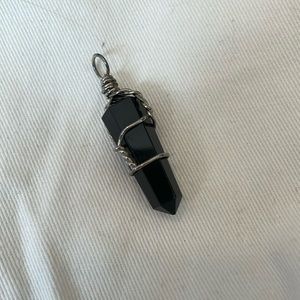 Black onyx pendant
